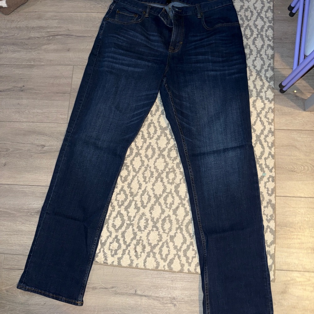 Banana Republic Men's Slim Dark Blue Jeans
